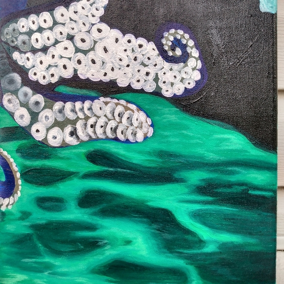 Siren song original painting 🧜 - Picture 6 of 8